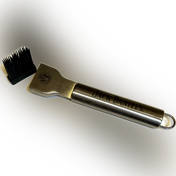 JACK DANIELS OLD NO. 7 BRAND BASTING BBQ BRUSH GRILL COOKOUT STAINLESS STEEL - Picture 3 of 8